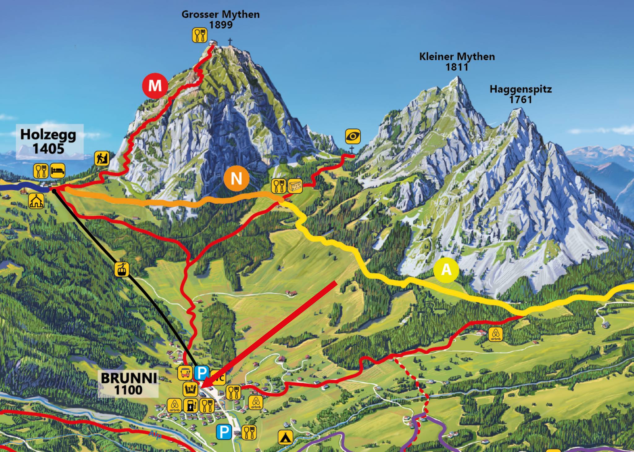 Standort Hüpfburgen Brunni-Alpthal