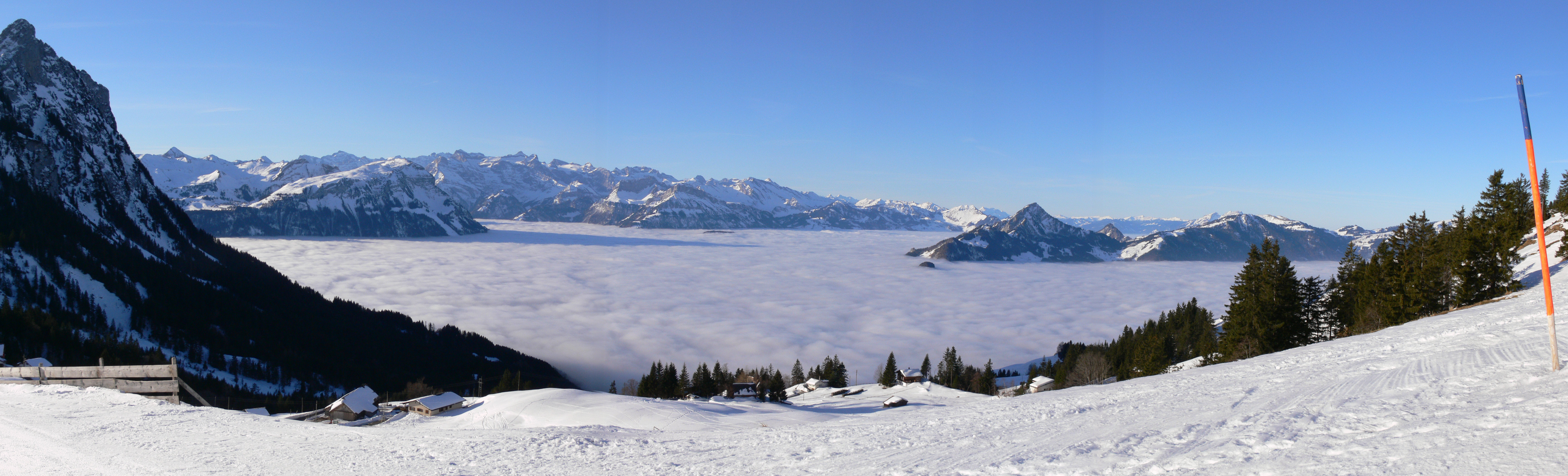 Brunni-Alpthal - Nebelmeer auf der Haggenegg